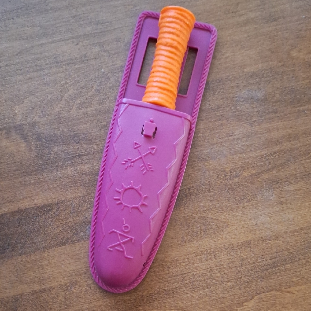 Kids Purple and Orange Toy Dagger Costume Accessory